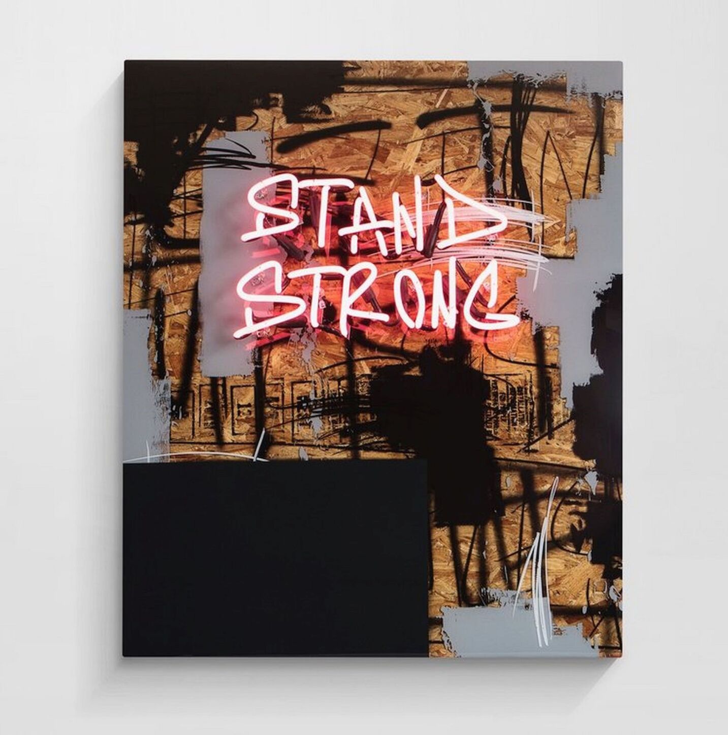 Stand Strong” - messages around love and humanity.